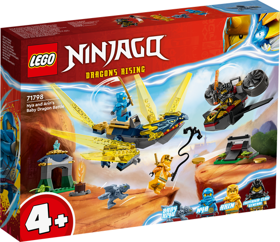 Lego 71798 Duell zwischen Nya und Arins Babydrachen 01